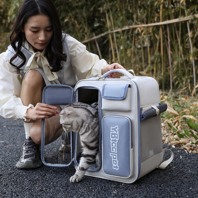 Mochila Transportín para Gatos - Diseño Versátil Todo Clima - Image 2