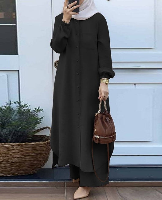 Conjunto Ejecutivo Mujer: Camisa Manga Larga y Pantalón - Image 30