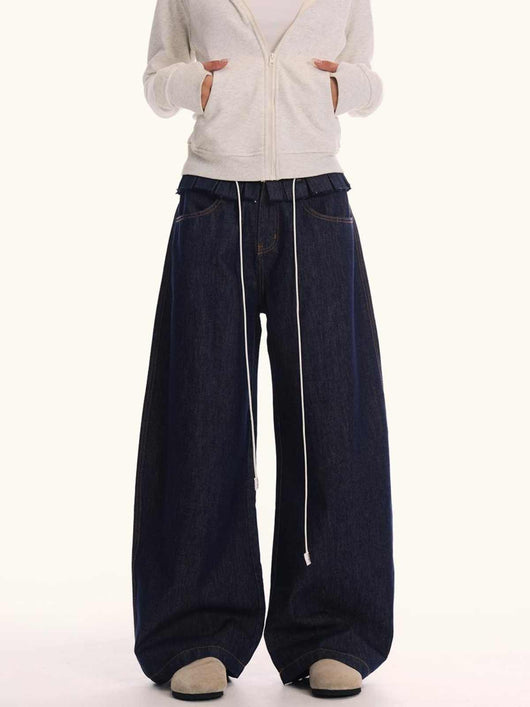 Jeans Oversize con Costuras Decorativas para Hombre y Mujer - Image 8