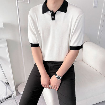 Polo Tejido Manga Corta Hombre Fit Relajado - Image 8