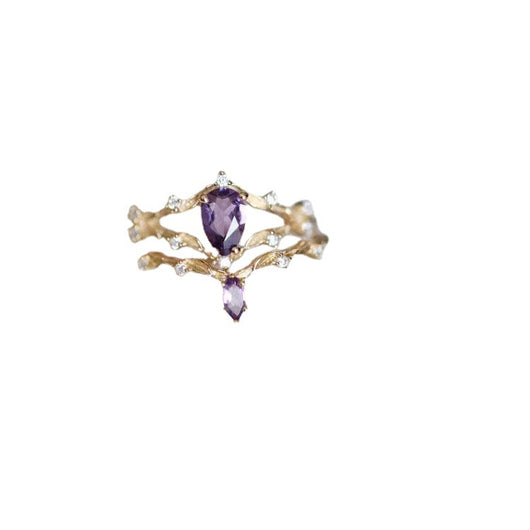 Anillo Vintage de Flores con Cristales - Image 6