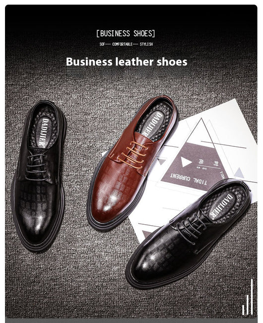 Zapatos Casuales de Cuero Genuino Británicos para Hombre - Tallas Grandes - Image 15
