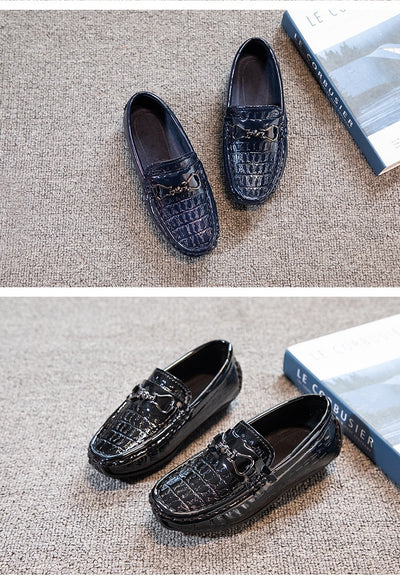 Zapatos de Cuero Estilo Británico para Niños Step On - Image 18