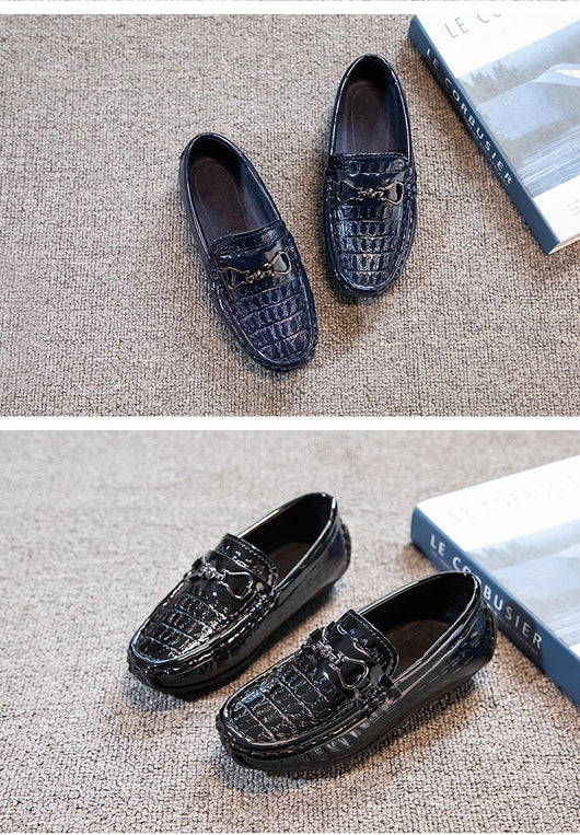 Zapatos de Cuero Estilo Británico para Niños Step On - Image 18