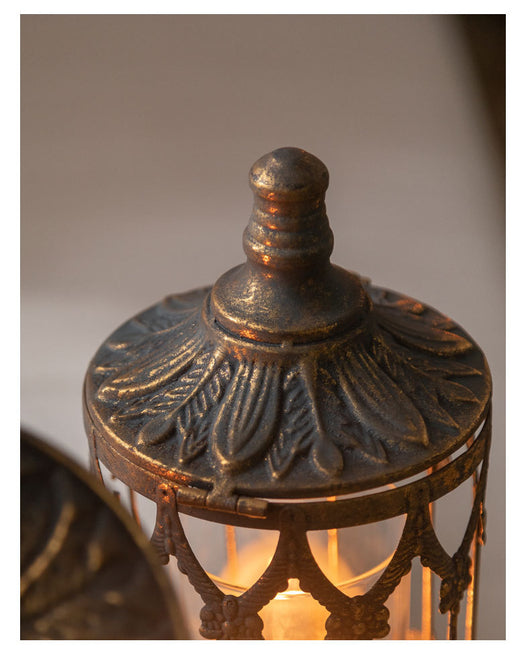 Candelabro de Piso Hierro Forjado Estilo Retro Vintage - Image 9
