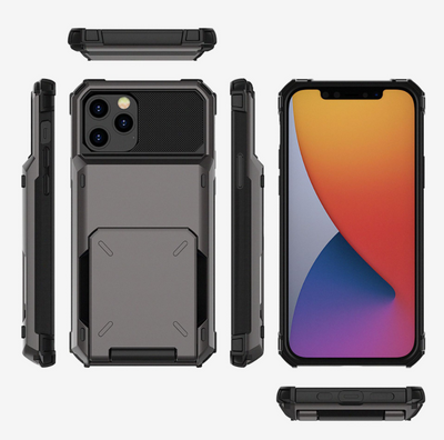 Funda Protectora Flip Card para Teléfono - Doble Protección Antiimpacto - Image 3