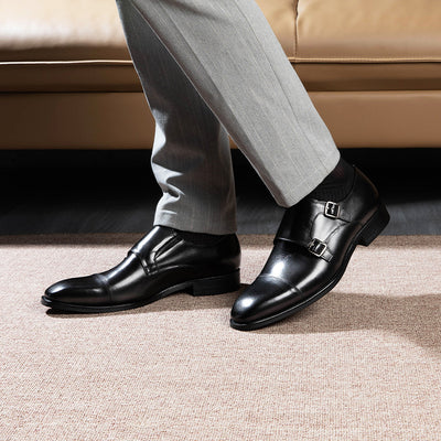 Zapatos de Cuero Premium para Hombre con Doble Hebilla - Estilo Ejecutivo - Image 3