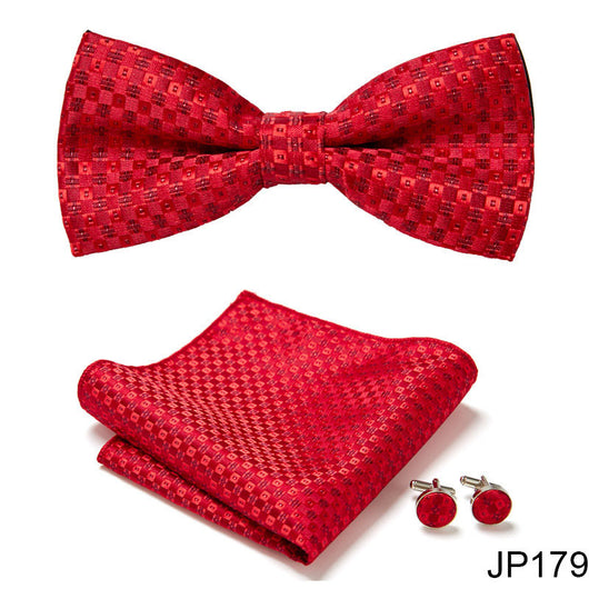 Traje Formal Elegante Coreano con Corbata de Moño - Image 19