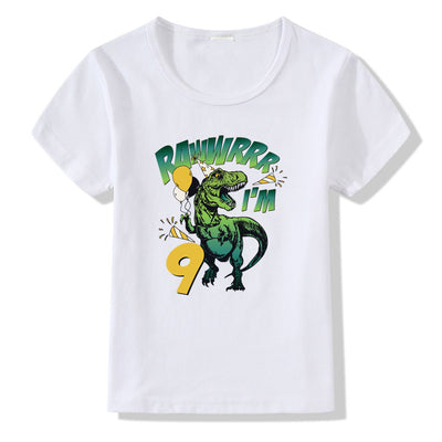 Playera de Cumpleaños Números 1-9 para Niños - Image 16