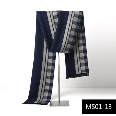 Bufanda de Cachemira para Hombre Otoño Invierno - Image 17