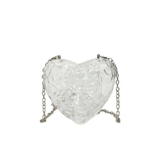 Bolso Bandolera Acrílico con Diseño de Corazón Meteorito Brillante - Image 10