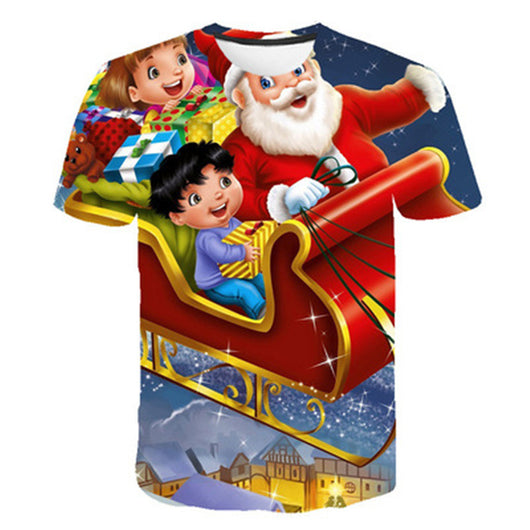 Playera Infantil con Estampado 3D de Papá Noel - Image 5