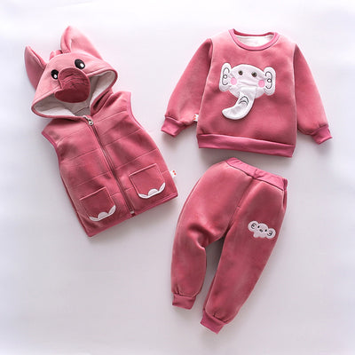 Conjunto Térmico Infantil de 3 Piezas para Niños - Ropa de Invierno Acolchada - Image 4