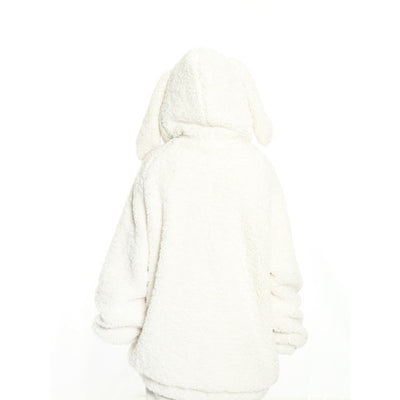Abrigo de Lana de Cordero con Orejas de Conejo - Diseño Adorable - Image 11