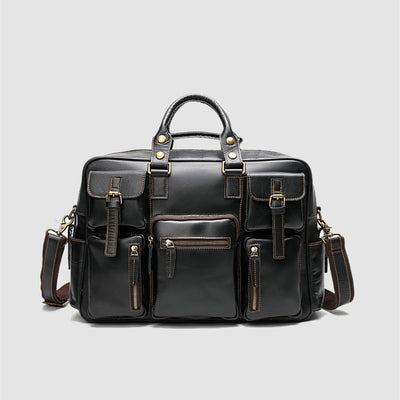 Bolso Bandolera de Cuero para Hombre con Gran Capacidad - Image 12