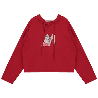 Sudadera Estampada con Capucha de Manga Larga para Mujer - Image 15