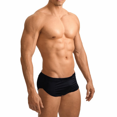 Shorts de Casa Tipo Bóxer en Seda de Hielo Cintura Baja para Hombre - Image 2