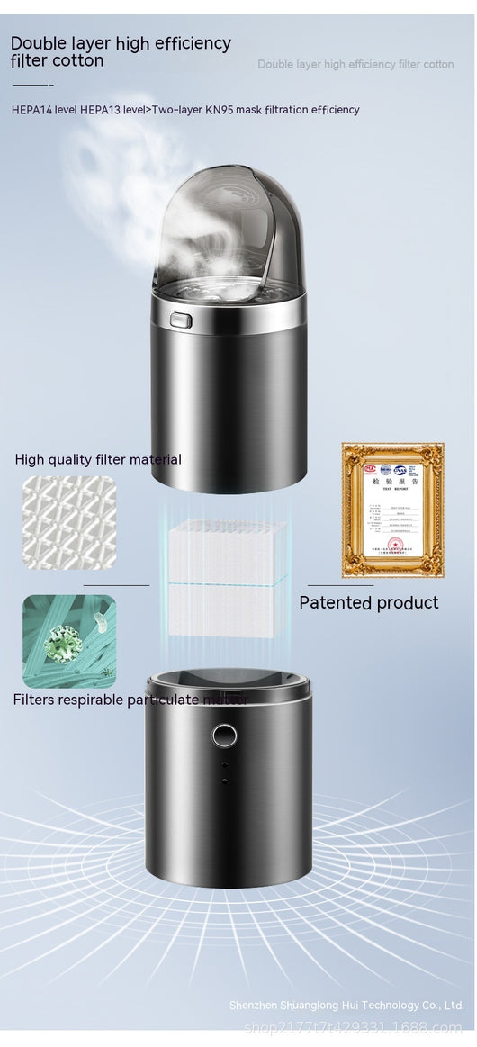 Purificador de Aire Portátil 2 en 1 - Cenicero Inteligente para Auto y Hogar - Image 10