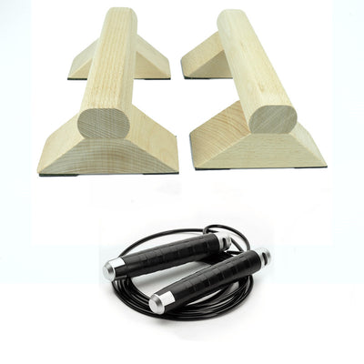 Barras de Flexiones en Madera de Haya - Equipo de Fitness para Hombre - Image 10