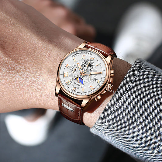 Reloj Cronógrafo Multifuncional Impermeable con Esfera Luminosa - Image 2