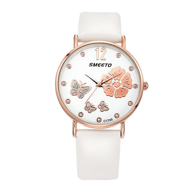 Reloj de Moda para Dama con Cinturón de Diamantes de Imitación Coreano - Image 5