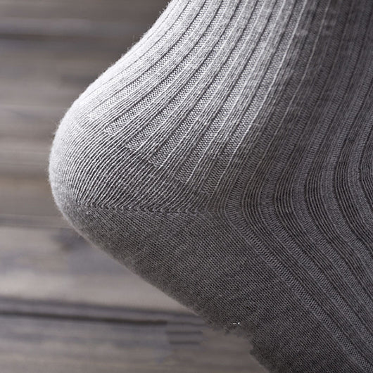 Calcetines Tubo Gruesos de Algodón Puro para Hombre - Comodidad Clásica - Image 8