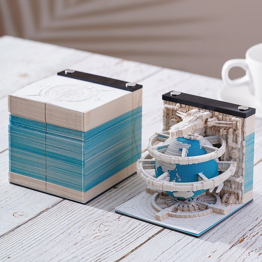 Calendario de Escritorio 3D con Notas Adhesivas Tierra - Image 5