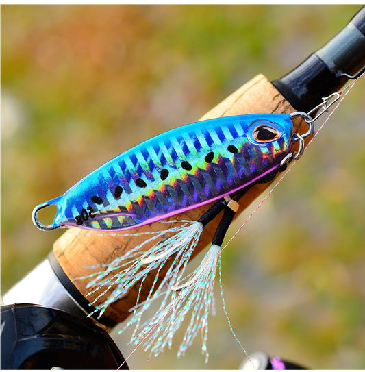 Señuelo de Pesca Giratorio 10 Colores - Cebo Artificial de Placa Metálica
