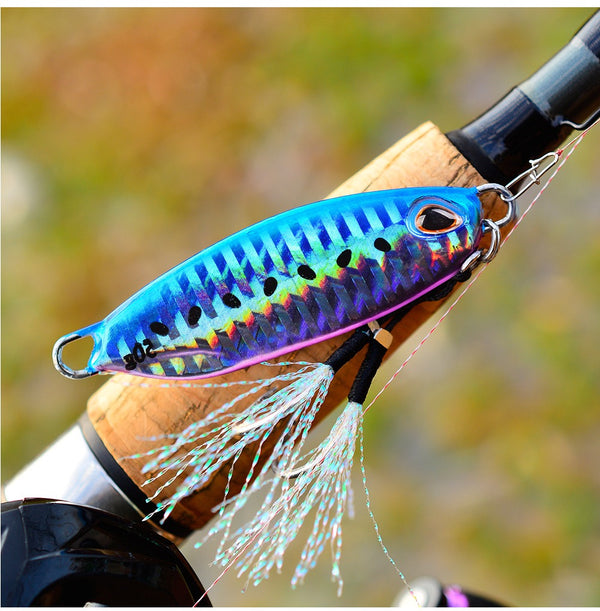 Señuelo de Pesca Giratorio 10 Colores - Cebo Artificial de Placa Metálica