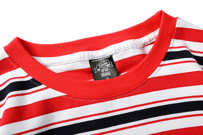 Playera de Rayas Contrastantes Manga Corta - Image 22