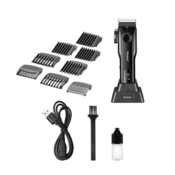 Cortadora de Cabello Profesional con Pantalla LED Digital y Base de Precisión - Image 3