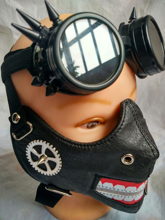 Máscara Steampunk Gótica Punk - Image 12