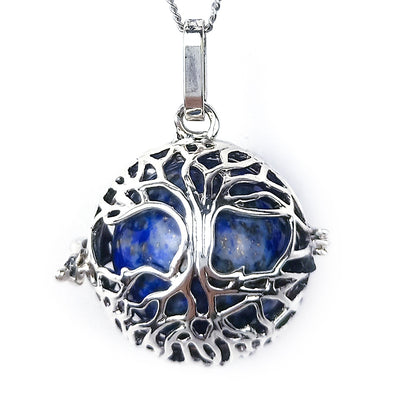 Colgante Hueco de Ágata Cristal Natural con los Siete Chakras - Image 13