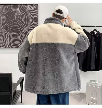 Chaqueta Acolchada para Hombre con Bloques de Color - Calidez y Estilo - Image 7