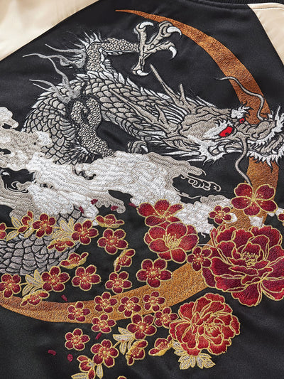 Chaqueta Béisbol Hombre Bordado Dragón Flying Dragon Premium - Image 5