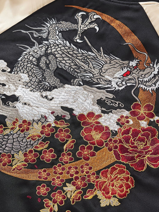 Chaqueta Béisbol Hombre Bordado Dragón Flying Dragon Premium - Image 5
