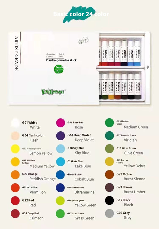 Crayones de Gouache Sólido para Arte y Graffiti - Image 7