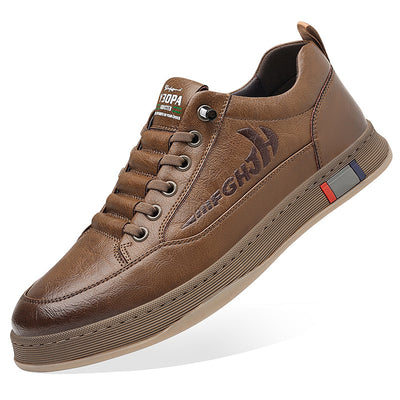 Zapatos de Cuero Casual Transpirables para Hombre - Diseño Versátil - Image 5