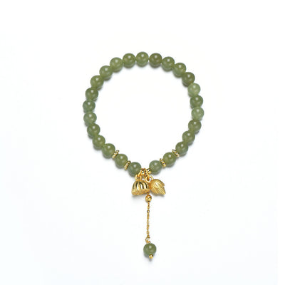 Pulsera de Jade Hotian con Aleación - Armonía y Elegancia - Image 6