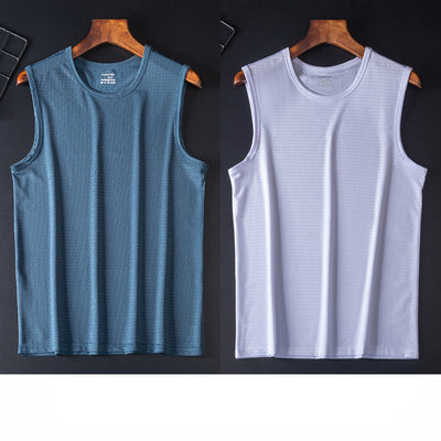 Camiseta Deportiva Holgada Transpirable de Talle Grande sin Mangas - Image 13
