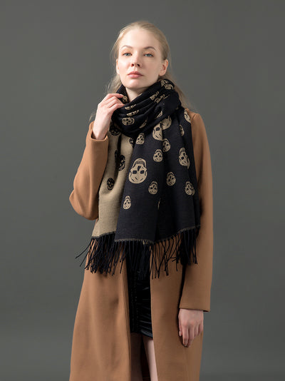 Pashmina Geométrica de Imitación Cashmere para Mujer - Image 3