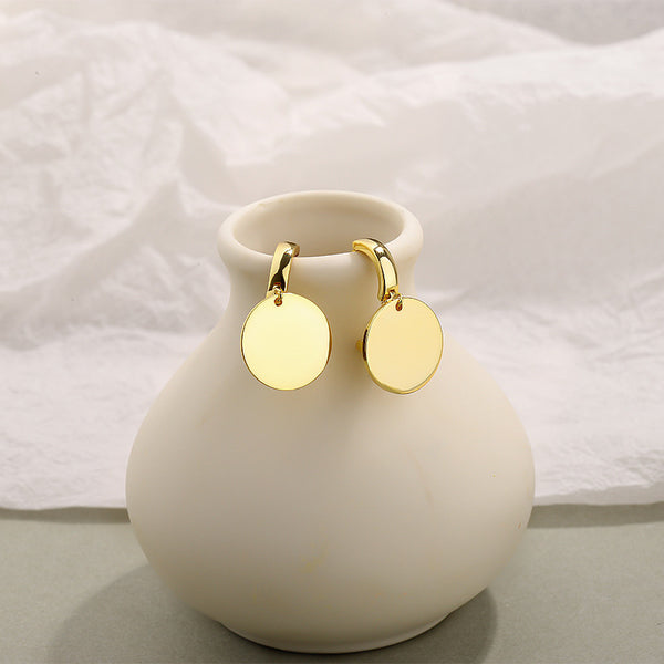 Aretes de Plata Esterlina para Mujer - Lujo Minimalista y Elegancia Moderna - Image 2