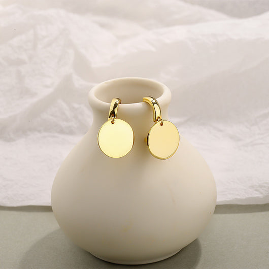 Aretes de Plata Esterlina para Mujer - Lujo Minimalista y Elegancia Moderna - Image 2