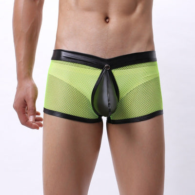 Calzoncillos Boxer Briefs para Hombre Talla Grande Malla Transpirable Cintura Baja - Image 15