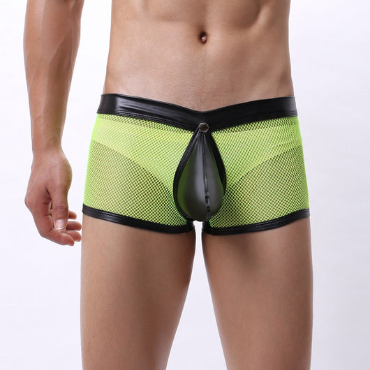 Calzoncillos Boxer Briefs para Hombre Talla Grande Malla Transpirable Cintura Baja - Image 15