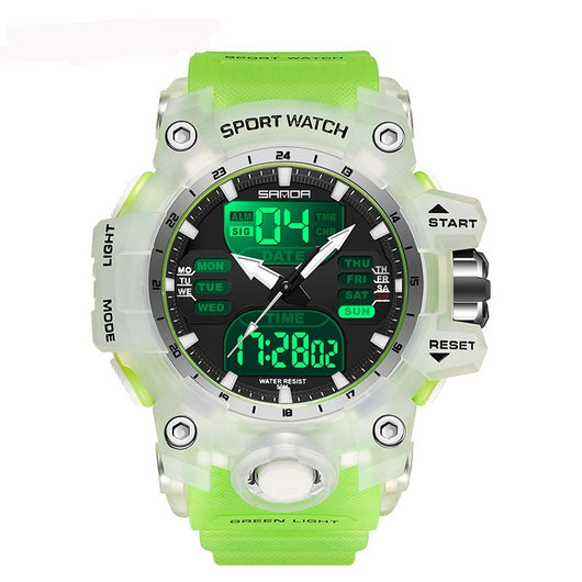 Reloj Inteligente Hombre Estilo Coreano Resistente al Agua y Golpes con Pantalla Transparente - Image 12
