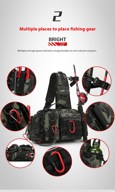Bolsa de Pesca Multifuncional Impermeable para Aventuras al Aire Libre - Image 20