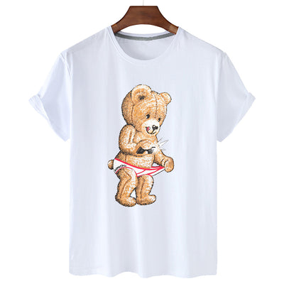 Playera Oversized Estampado Oso Divertido - Unisex Moda Casual - Image 6