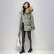Chaqueta Acolchada Corta Talla Grande para Mujeres Petite