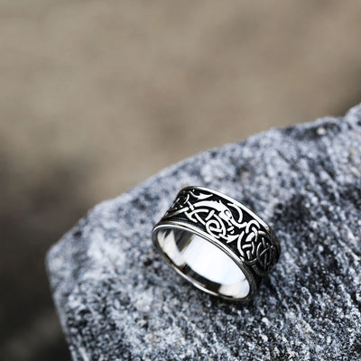 Anillo de Acero Inoxidable Vintage para Hombre - Image 7